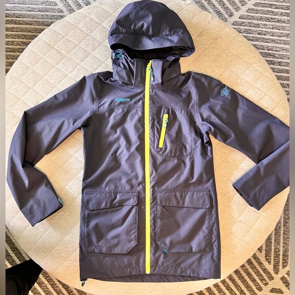 BERGANS OF NORWAY XL BOYS Navy Blue Jacket Orig $200 Excellent Condition - Picture 2 of 12